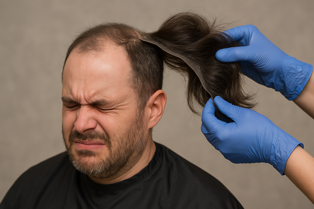 آیا پروتز مو باعث ریزش موهای طبیعی می‌شود؟ واقعیت علمی + تجربه مشتریان واقعی