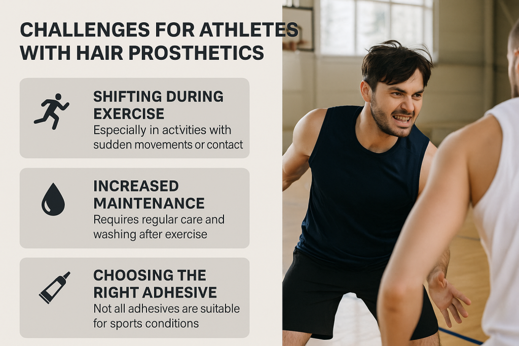 پروتز مو برای افراد ورزشکار: چالش‌ها، راهکارها و تجربه واقعی کاربران فعال