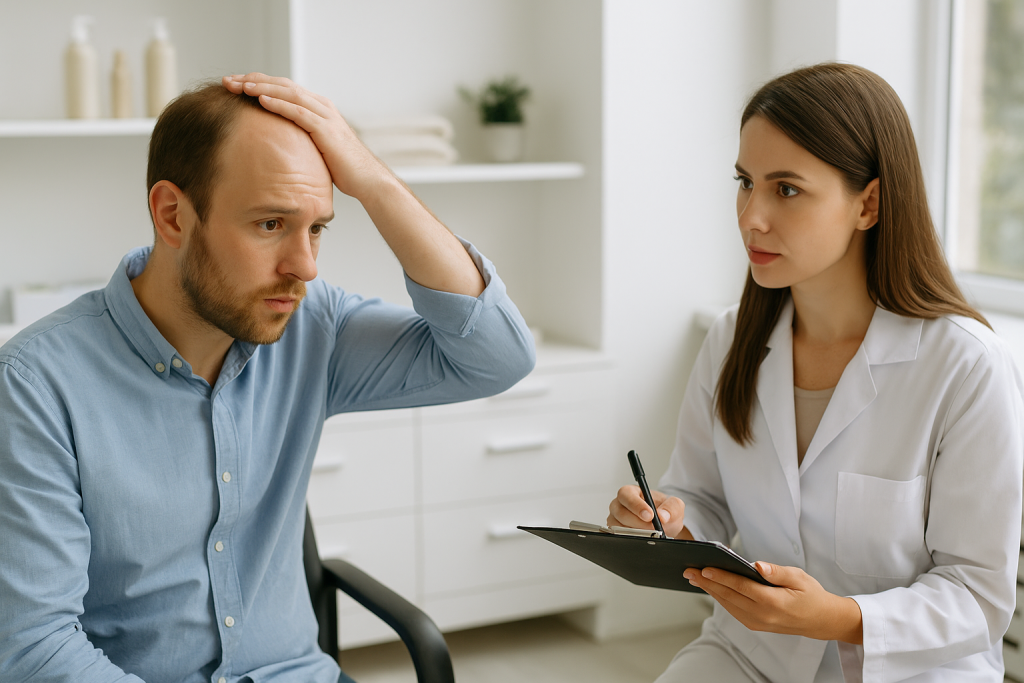 تجربه اولین نصب پروتز مو: از جلسه مشاوره تا نگاه اطرافیان!