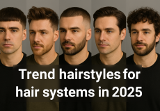 ترندهای مدل موی مردانه برای پروتز مو در سال ۱۴۰۴ (2025) | راهنمای کامل به‌روزرسانی استایل شما