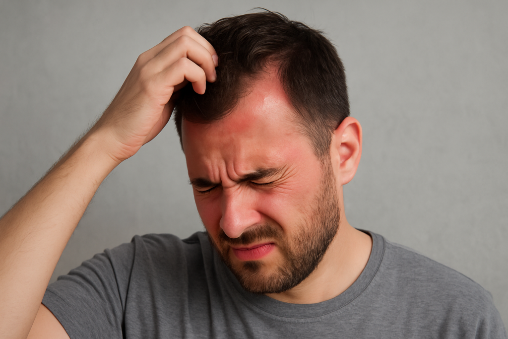 پروتز مو برای افرادی با پوست سر حساس | چگونه بدون خارش و التهاب از پروتز لذت ببریم؟