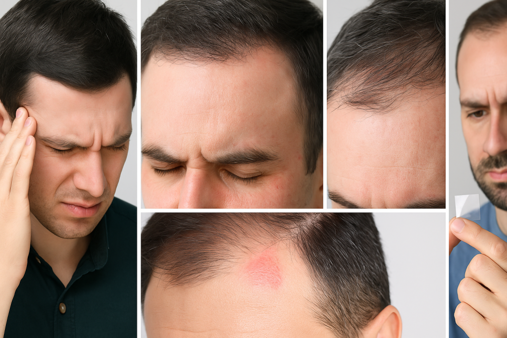 پروتز مو برای افرادی با پوست سر حساس | چگونه بدون خارش و التهاب از پروتز لذت ببریم؟