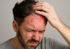 پروتز مو برای افرادی با پوست سر حساس | چگونه بدون خارش و التهاب از پروتز لذت ببریم؟